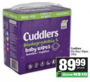 Cuddlers - Bio Baby Wipes