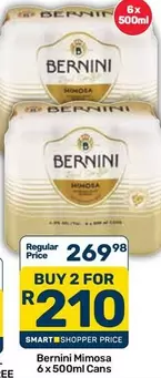 Bernini - Mimosa 6 x 500ml Cans