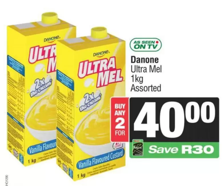 Danone - Ultra Mel Vanilla Flavoured Custard