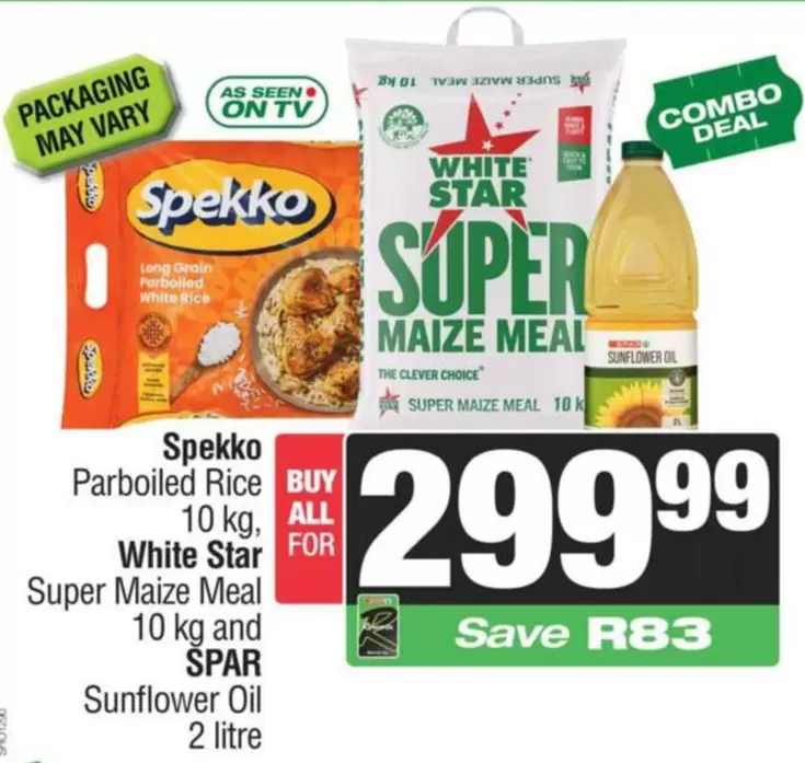 Spekko - Parboiled Rice and Super Maize Meal