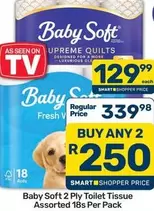 Baby Soft - 2 Ply Toilet Tissue