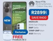 Huawei - Nova Y73s 4G Smartphone