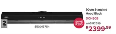 90cm Standard Hood Black DCH90B