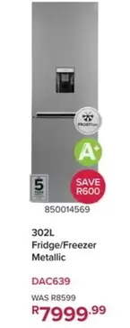 302L Fridge/Freezer DAC639