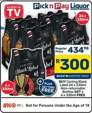 Carling - Black Label Non-returnable Bottles