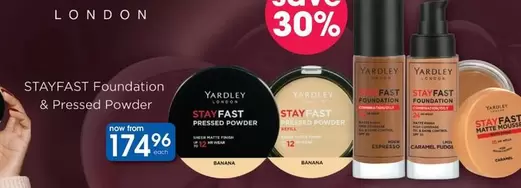 Yardley - STAYFAST Foundation & Pressed Powder