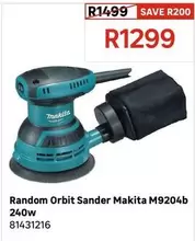 Makita - Random Orbit Sander M9204b 240w 