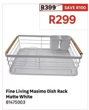 Fine Living - Masimo Dish Rack Matte White