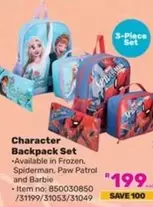 Frozen - Character Backpack Set