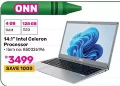 Intel - 14.1" Celeron Processor Laptop