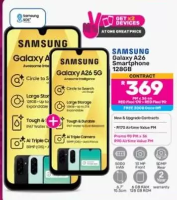 Samsung - Galaxy A26 Smartphone 128GB