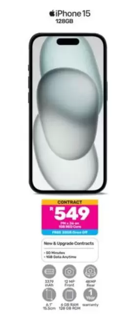Apple - iPhone 15 128GB