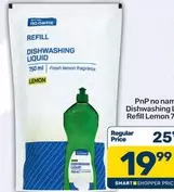 Dishwashing Liquid Refill Lemon