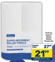 SUPER ABSORBENT ROLLER TOWELS