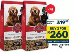 Menu Dog Food
