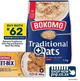 bokomo - Traditional Oats 1kg and Weet-Bix 450g