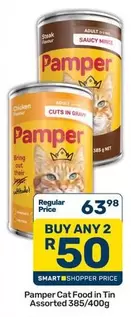 Pamper - Cat Food in Tin