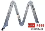 Aluminium Ladder Multipurpose 3.3M (115kg Max Working Load) Aluminium Ladder Multipurpose 3.3M (115kg Max Working Load)