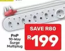 10-Way Surge Multiplug