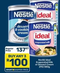 Nestlé - Ideal Evaporated Milk or Dessert Cream