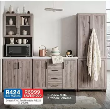 Total - 3-Piece Milla Kitchen Scheme