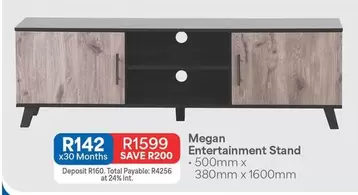 Total - Megan Entertainment Stand
