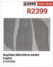 Inspire - Rug Blida 160x230cm Smoke