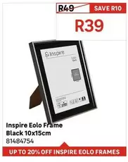 Inspire - Eolo Frame Black 10x15cm