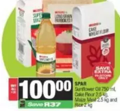 Spar - Sunflower Oil, Cake Flour, Maize Meal and Rice