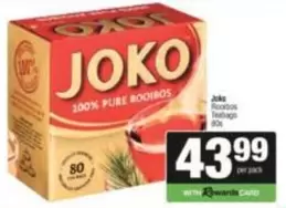 Joko - 100% Pure Rooibos Teabags