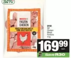 Spar - Frozen Chicken Mixed Portions