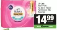 lil-lets - Maxi Pads / Pantyliners