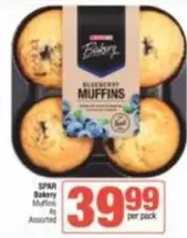 Spar - Blueberry Muffins