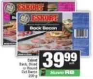 Eskort - Bock Bacon, Diced or Round Cut Bacon