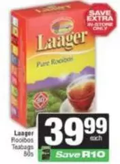 Laager - Rooibos Teabags 50s