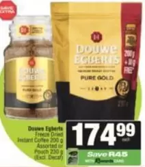 Douwe Egberts - Freeze Dried Instant Coffee Pure Gold