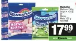 Manhattan - Marshmallows or Chewy Mints