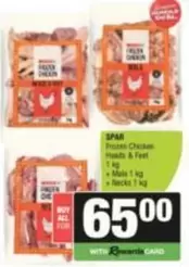 Spar - Frozen Chicken Heads & Feet