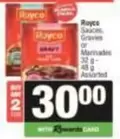 Sauces, Gravies or Marinades