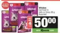 Whiskas - Cat Food In Jelly or Gravy