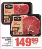 Spar - Beef Sirloin or Rump Steak