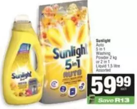 Sunlight - 5 in 1 Washing Powder or Liquid