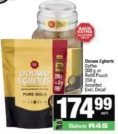 Douwe Egberts - Coffee 200 g or Refill Pouch 230 g