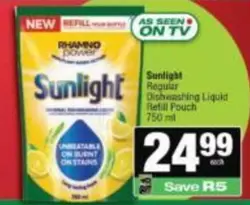 Sunlight - Dishwashing Liquid Refill Pouch