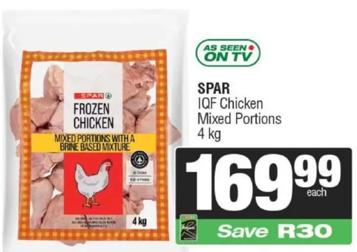 Spar - IQF Chicken Mixed Portions