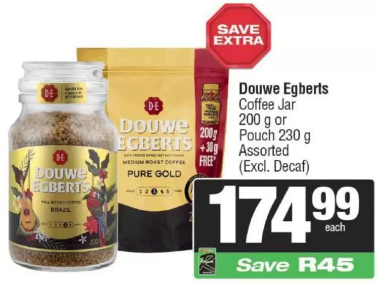 Douwe Egberts - Coffee Jar / Pouch