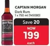 Captain Morgan - Dark Rum 1 x 750 ml (145080)