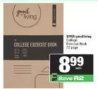 COLLEGE EXERCISE BOOK 72 page