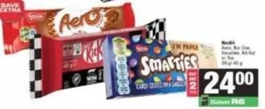 Nestlé - Aero, Kit Kat, Smarties, R&R