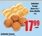 Imitation Cream Buns & Bran Muffins